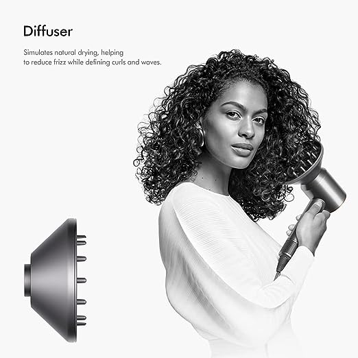  Dyson Hair Dryer reduces frizz and enhances hair shine and best for curls and waves 